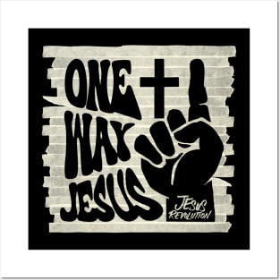 One Way Jesus Posters and Art